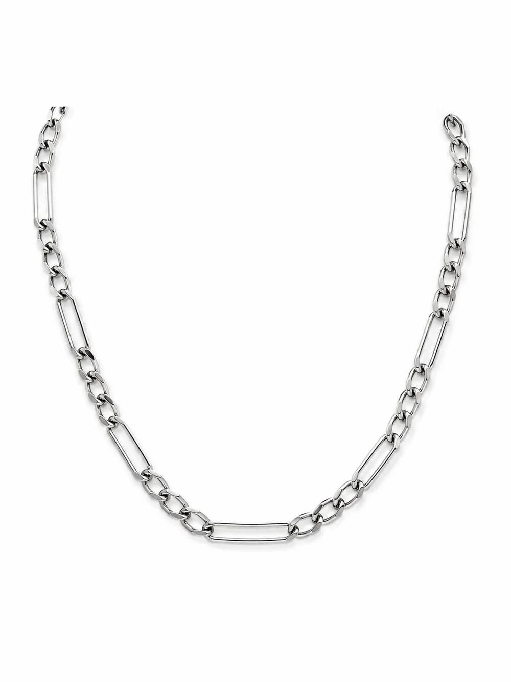 NEW NO WHINING DESIGNING women's bar link magnetic necklace in silver